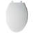 7850TDG Commercial Heavy Duty Open Front Toilet Seat, Never Loosens, ELONGATED, Plastic, White