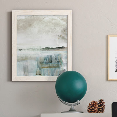 Summer Teal II - peinture sur toile encadrée