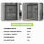 60 po X P 72 po H Porte de douche coulissante encadrée au fini noir mat avec verre trempé transparent-117010667