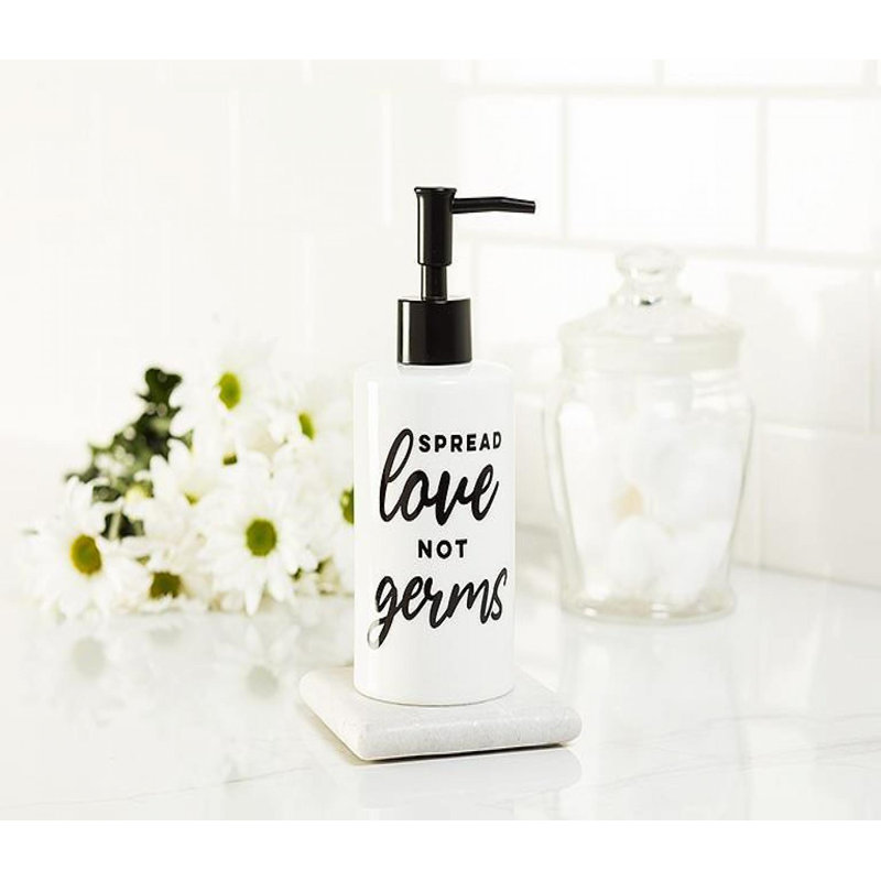 Pompe à savon Spread Love Not Germs