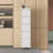 5 Drawer Metal Vertical File Cabinet with Lock on Wheels for Home Office,Heavy Duty Metal Storage Cabinet for A4/Letter/Legal Size Files, 17.71"D*15.16"W*64.17"H-1348059863