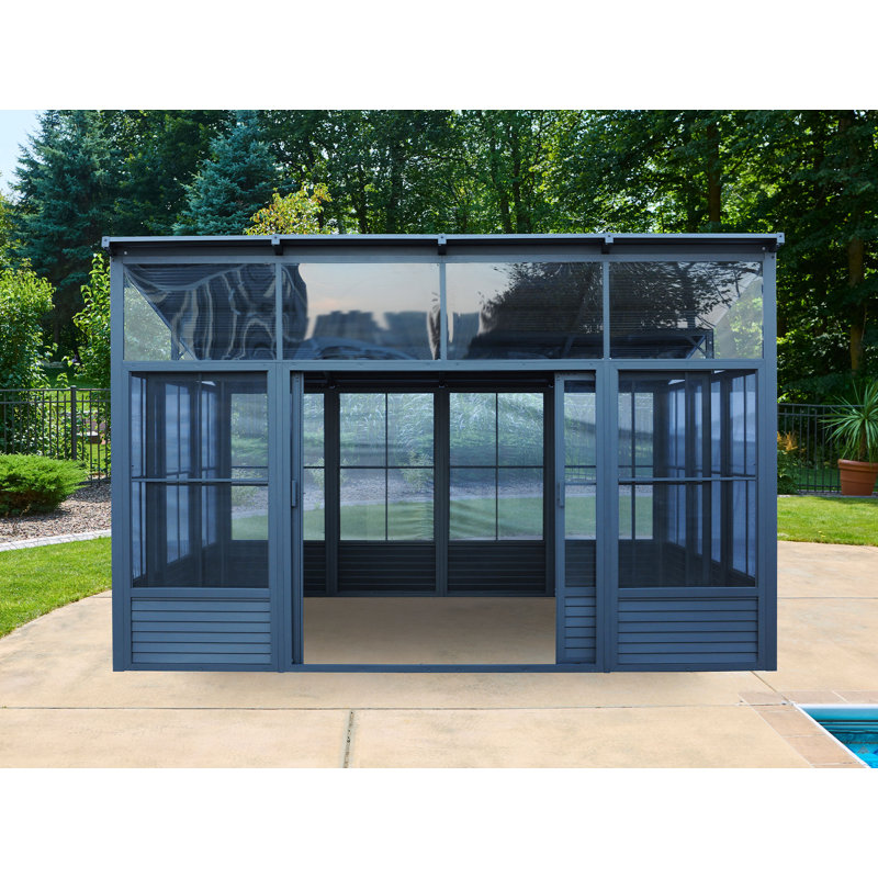 Narvik solarium toit métallique 12 x 15