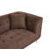 Sofa 2 Seater HABO Fabric Dark Brown
