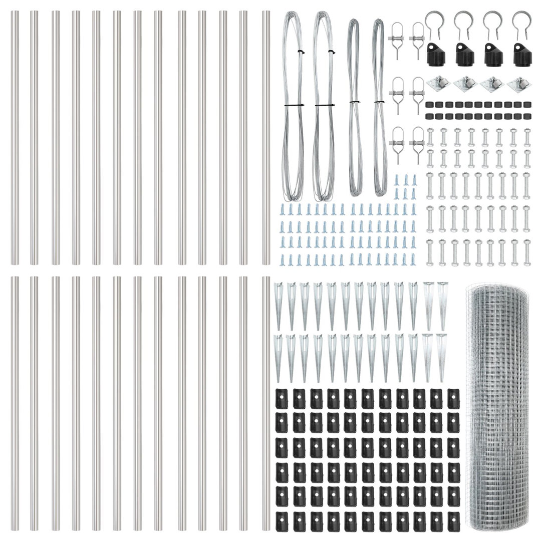 40cm H x 5000cm W Steel Border Fencing