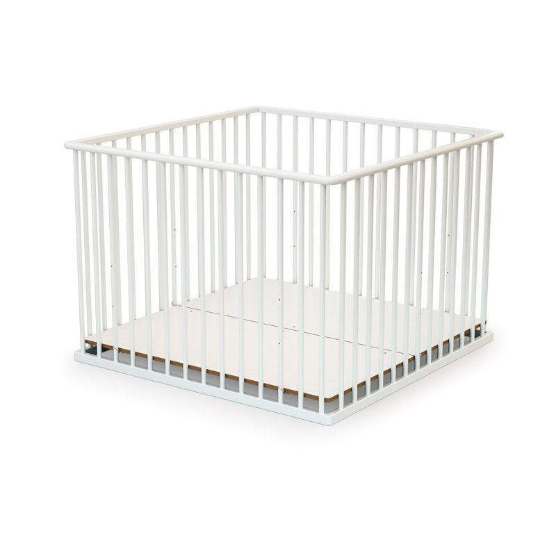 Foran Safety Gate, White, 70cm H x 100cm W x 100cm D