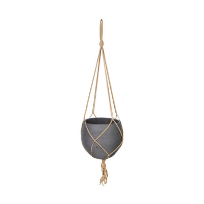 Petit pot suspendu avec filet Marshella