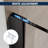 32”W*74”H Frameless Shower Screen with 8mm Clear Tempered Glass, Glass Shelves-111995271