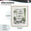 «Relax Unwind Bath & Foliage», reproduction sous verre encadrée, design par lettré et doublé-294182361-294182356