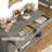 55.1" Upgraded Console Table, Entryway Table with Open Shelf-258338743