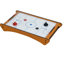 Jeanette 2.5FT Tabletop Air Hockey Game Table Wooden Portable for Kids Adult