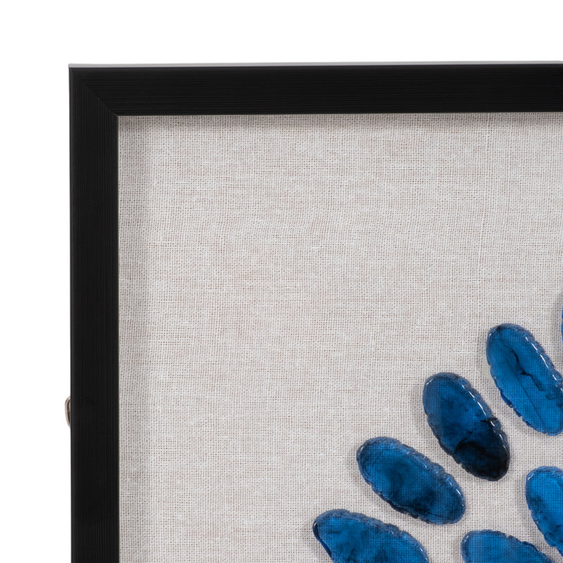 24X24 Caspian Agate Shadow Box Wall Decor