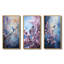 «Winter Enchanted Frost Pointillism», 3 pièces sur toile-1577309711-1577309708