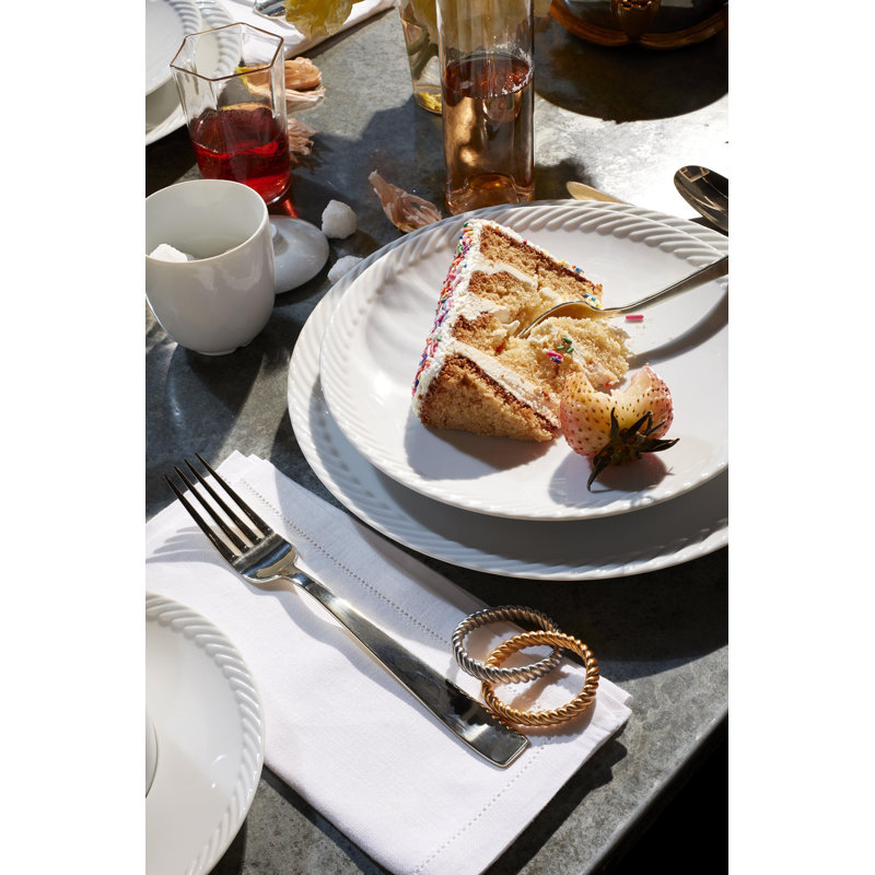Deco Twist Napkin Jewels, Gold/Platinum
