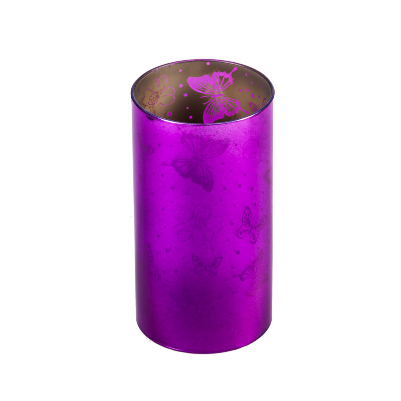 Battery Powered Outdoor Lantern, 5.91" H x 3.15" W x 3.15" D