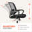 Nectara Ergonomic Home Office Chair with Mesh Back, Armrests, Space-Saving Design-106361449