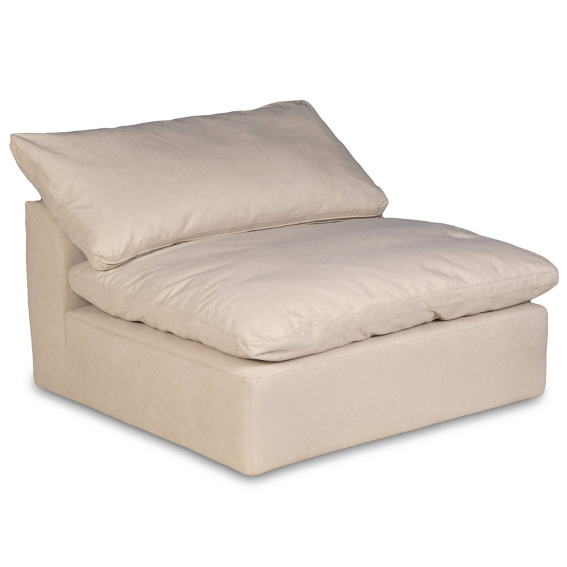 canapé modulaire Mielke, Brun clair