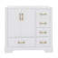 Meuble-lavabo classique 36 po avec lavabo en céramique avec deux portes à fermeture silencieuse et quatre tiroirs-1363021154-1363021085