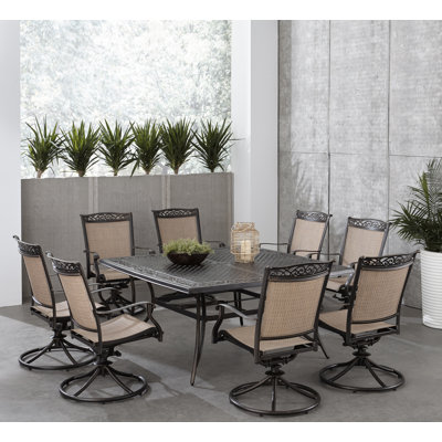 Bucher Outdoor Dining Set by Fleur De Lis Living