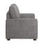Chaise de salon en tissu à accoudoirs carrés et rembourrés de tissu moderne-100138387