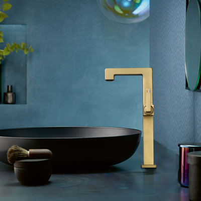 10.4" Solid Brass Vessel Sink Faucet Single-handle Bathroom Faucet