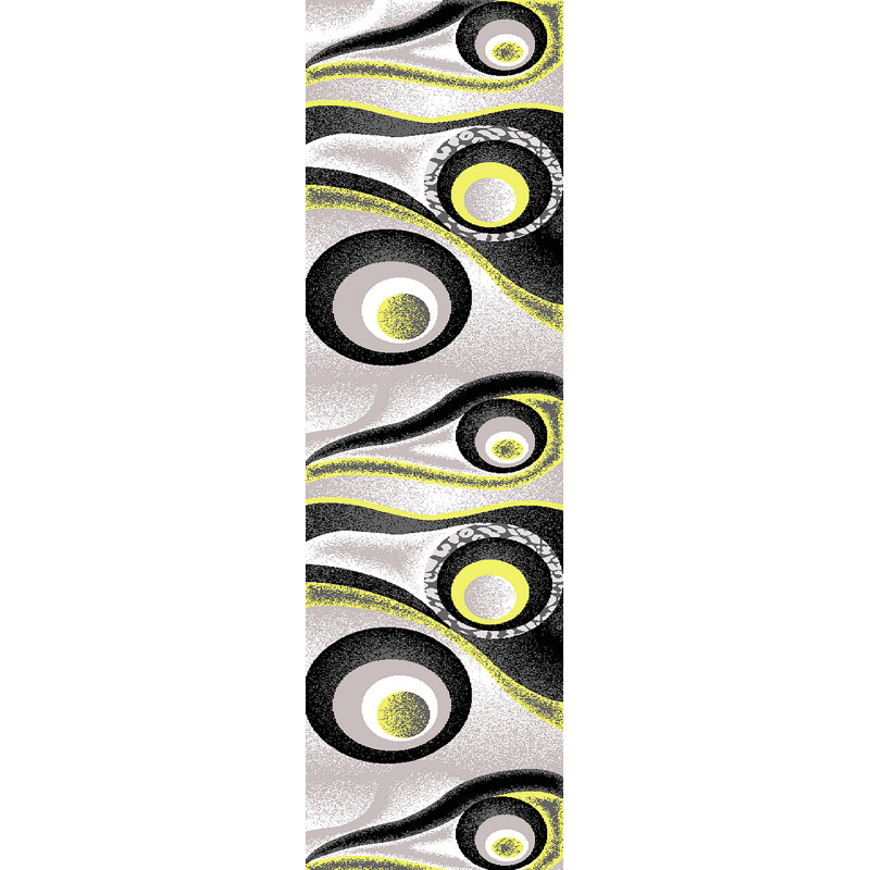 Mccampbell Abstract Indoor Rug, Runner 2'2" x 7'4"