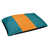 Bleu sarcelle foncé du Pacifique / orange brulé sélectionné