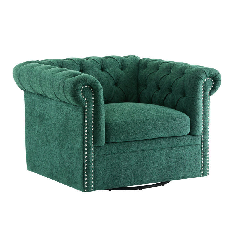 Chesterfield Swivel Club Chair