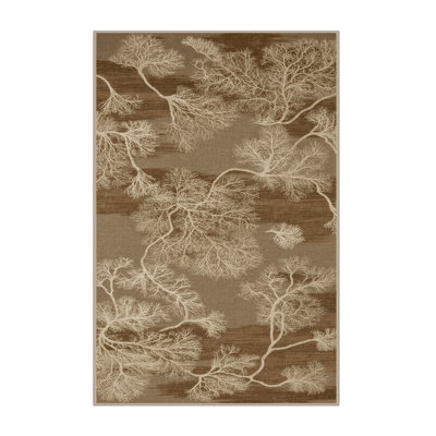 Tapis beige lavable à la machine