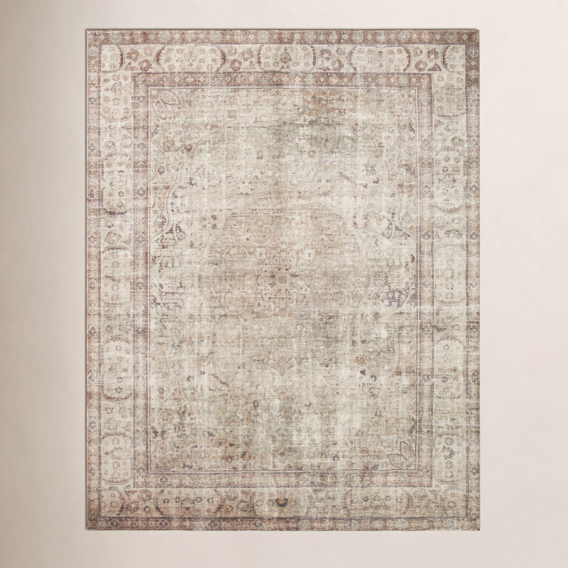 Loloi Margot Antique/Sage Area Rug feat. CloudPile, Rectangle 8'6" x 11'6"