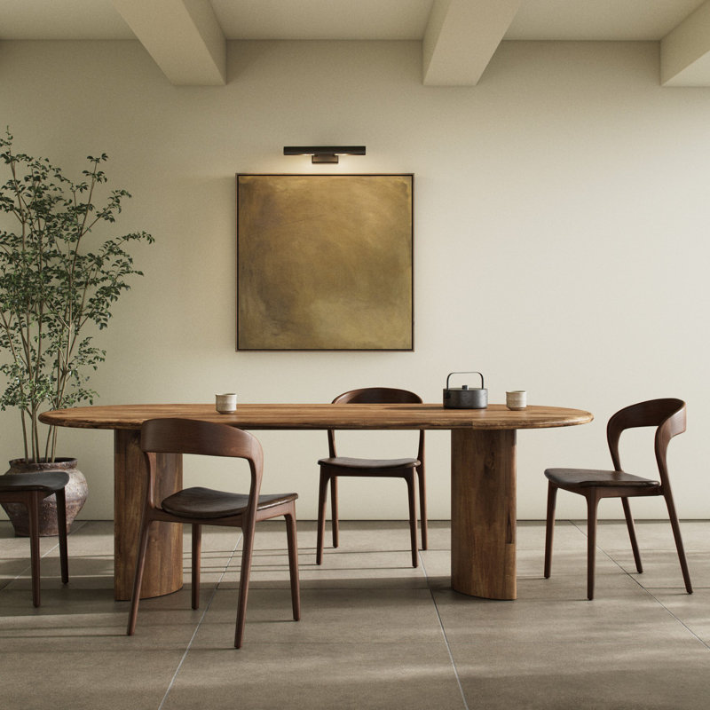 Paden Dining Table, 30" H x 94" W x 42" D, Sandy Acacia