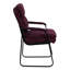 Executive Side Reception Chair with Lumbar Support and Sled Base-1751554534