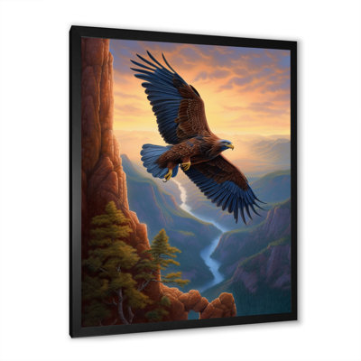 «Flight of the Eagle I», reproduction d'art sur toile