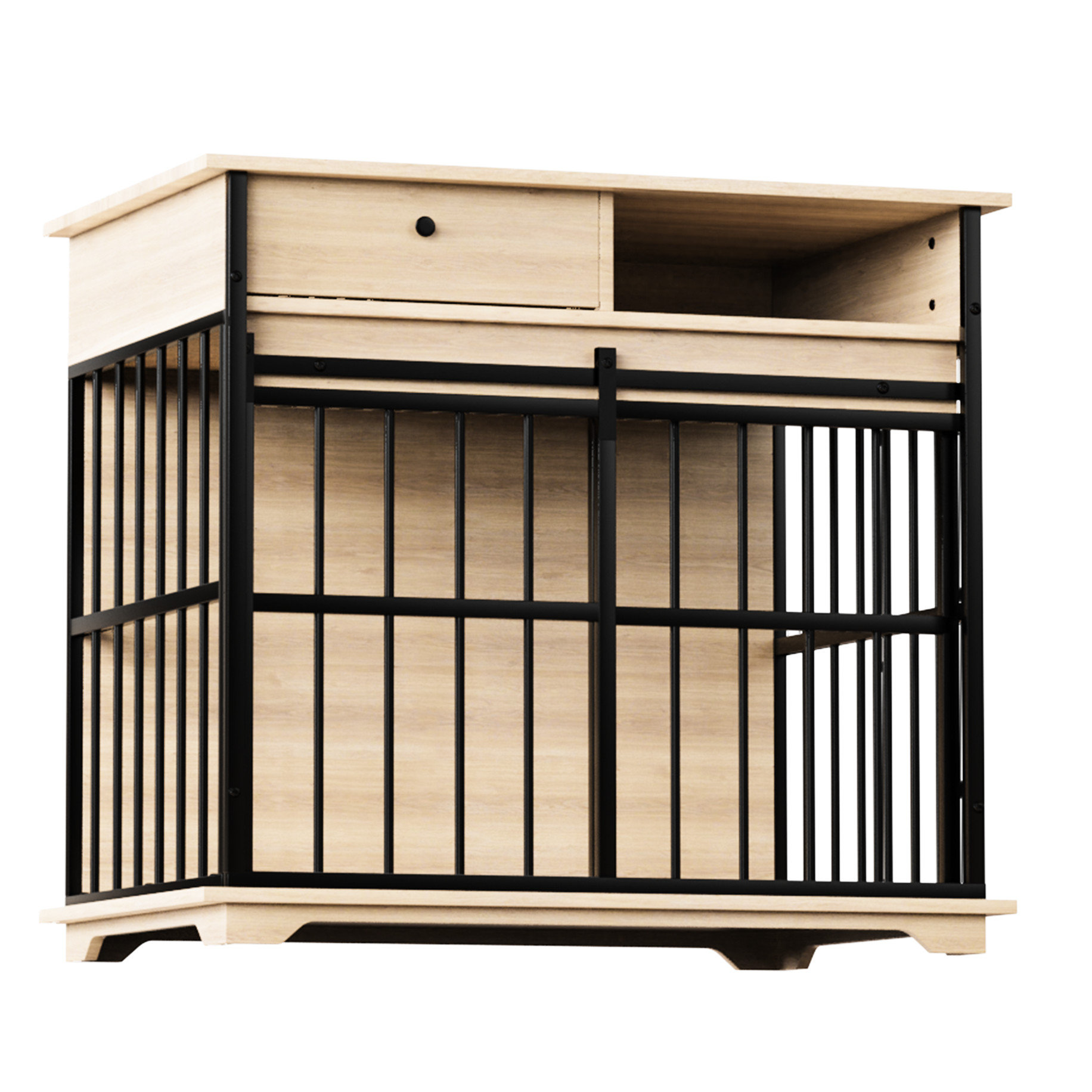 Ophelia & Co. Spacious Dog Crate Furniture, Puppies, Product Weight ...