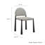 Chaise d'appoint de salle à manger rembourrée Hayley-109758105-109758104