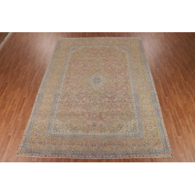Tapis rose rétro 10 x 13