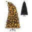 Arbre de Noël artificiel pré-éclairé avec partie supérieure pliable The Holiday Aisle®-1166709005