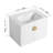 Yanelle Bathroom Storage, Soft Close Doors Bathroom Vanity With Sink Ceramic,door,Bathroom Vanity