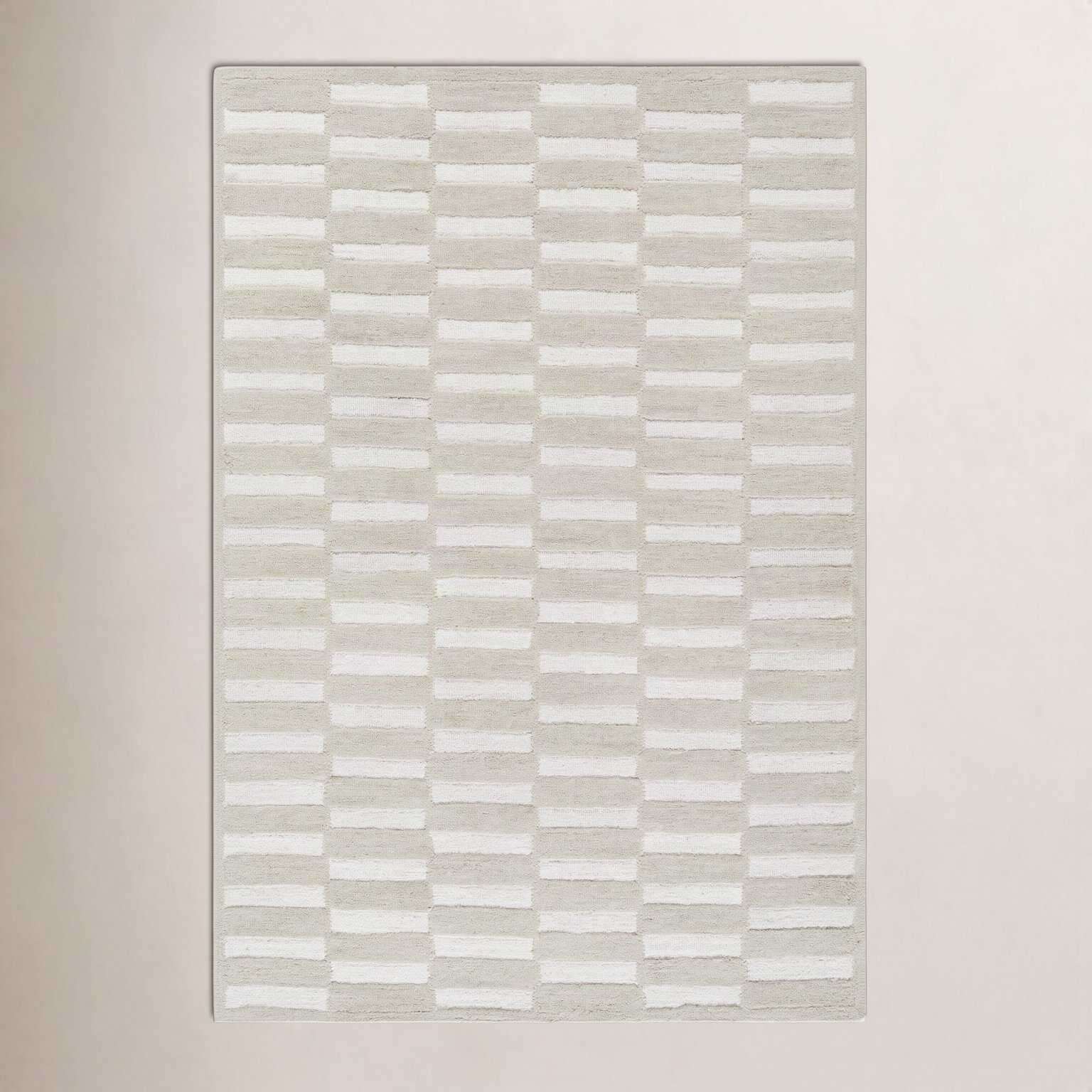 Wright Hand-Tufted Geometric Accent Rug, Rectangle 6' x 9'