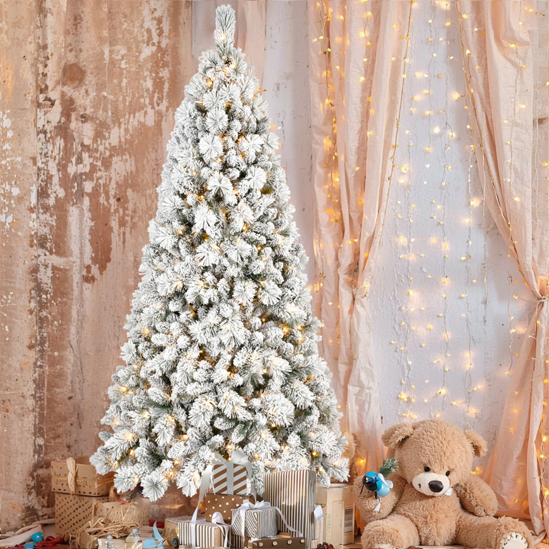 Arbre de Noël 6 pi, Blanc chaud, 6', Illuminée