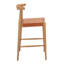 Tabouret Bandani brun clair
