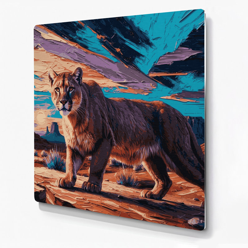 Art mural en métal 36 pi, H 144 po x l 144 po x P 0,05 po