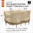Paulding Outdoor Patio Dining Set Cover