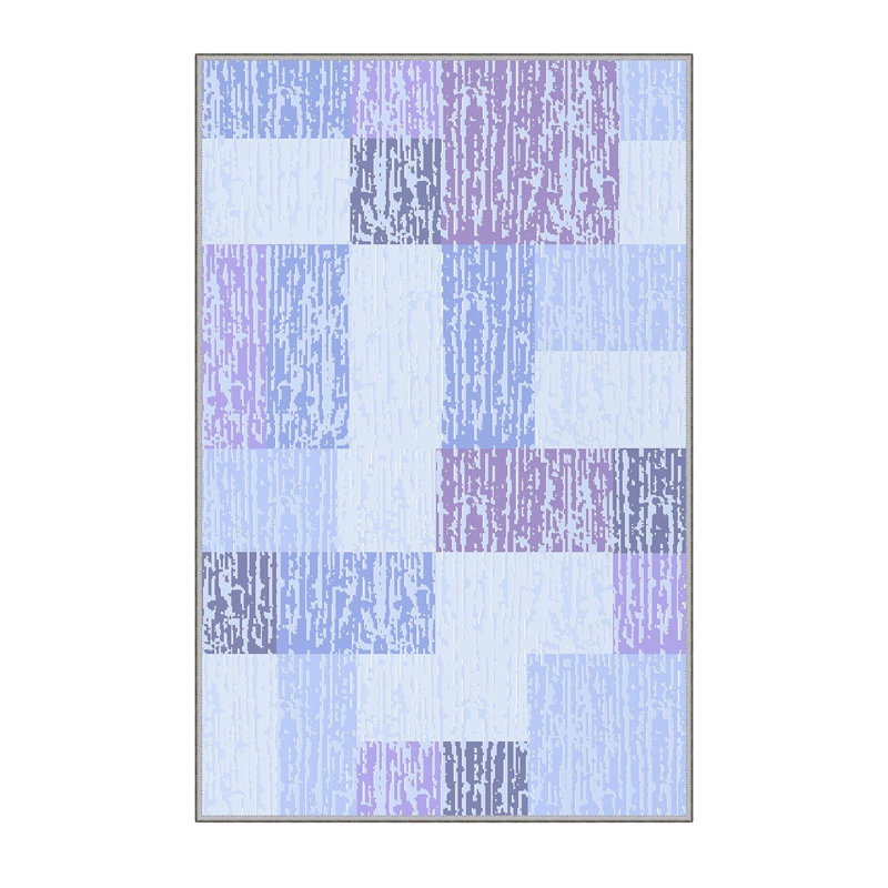 Stylish Hall Carpet (3.3 x 6.6 ft), 100% Polyester, 0.3 in Pile Height | Antibacterial, PVC Non-Slip Underside | 3D Digital Printing, Machine Washable | Perfect for Entryways & Living Spaces, Durable & Easy Care
