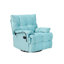 Chaise simple siège cyan confortable, le siège est doux et confortable et convient aux petits canapés-salons
