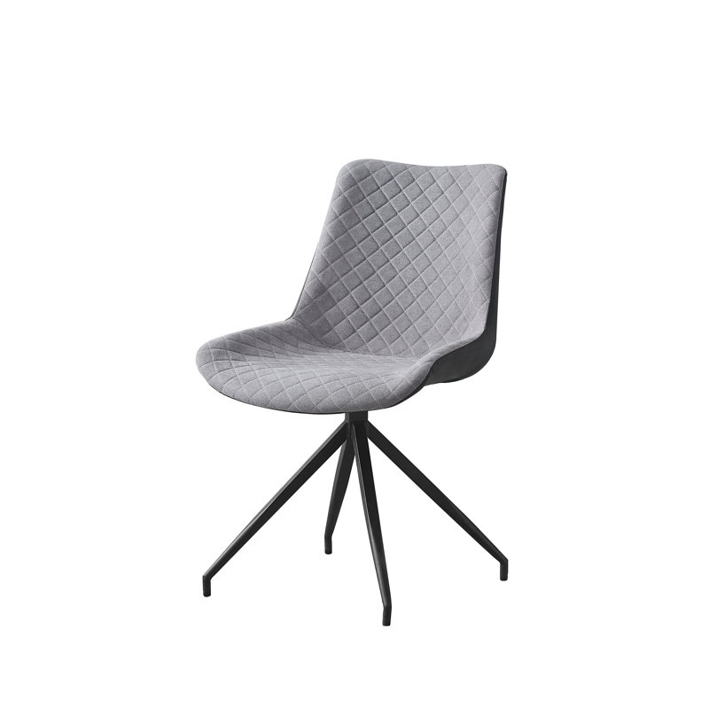 Tufted Side Chair in Grey