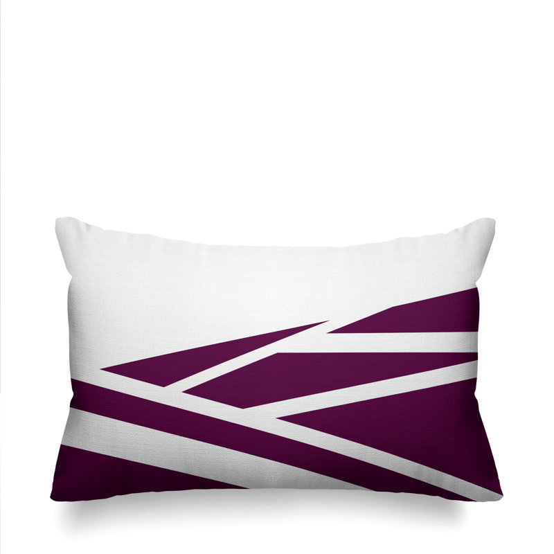 Coussin décoratif intérieur / extérieur Rutherford Loop, Mauve