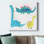 Dino Trio - reproduction sur toile tendue-718317560