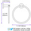 Wall Mounted Stainless Steel Bathroom Towel Ring-49135791