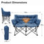 Double Camping Chair for Adults
