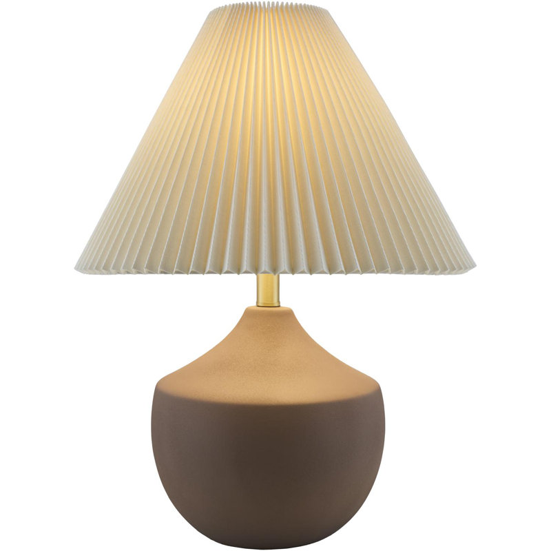 Lampe de table Torhild, Marron foncé